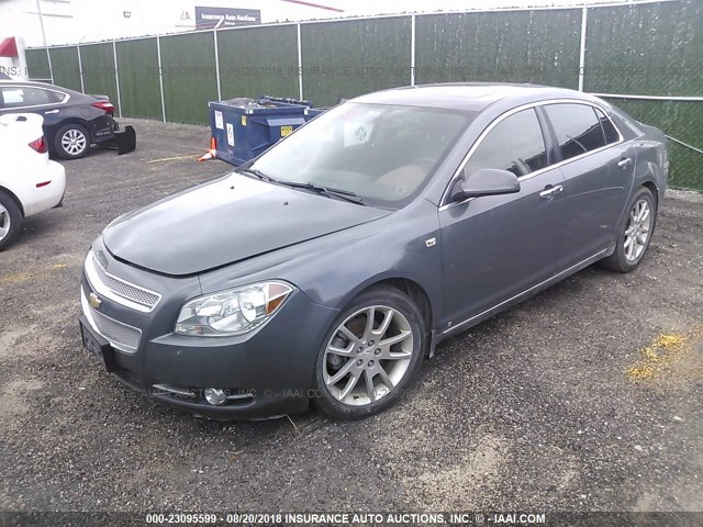 1G1ZK577684213307 - 2008 CHEVROLET MALIBU LTZ 蓝色 照片 2