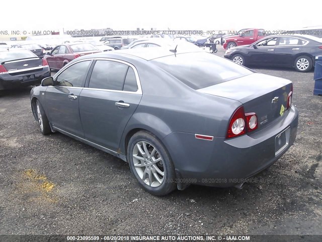 1G1ZK577684213307 - 2008 CHEVROLET MALIBU LTZ 蓝色 照片 3