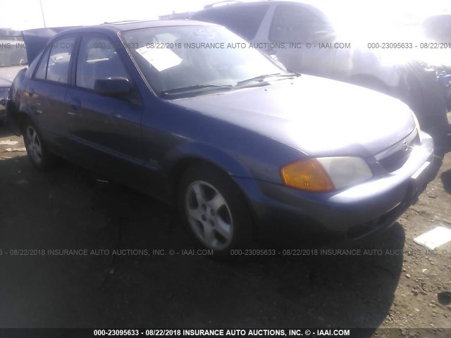 JM1BJ2211Y0208388 - 2000 MAZDA PROTEGE ES BLUE photo 1