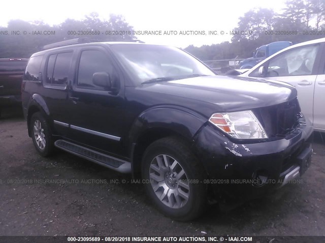 5N1AR18B39C618913 - 2009 NISSAN PATHFINDER S/LE/SE BLACK photo 1