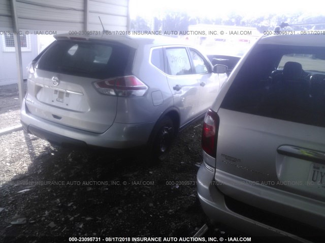 JN8AT2MT2GW008835 - 2016 NISSAN ROGUE SILVER photo 4