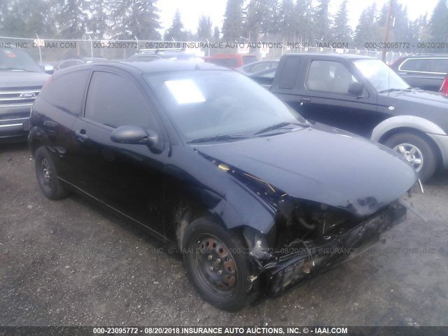 1FAFP31N47W313552 - 2007 FORD FOCUS ZX3/S/SE/SES BLACK photo 1