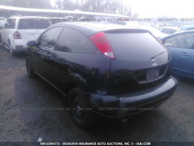 1FAFP31N47W313552 - 2007 FORD FOCUS ZX3/S/SE/SES BLACK photo 3