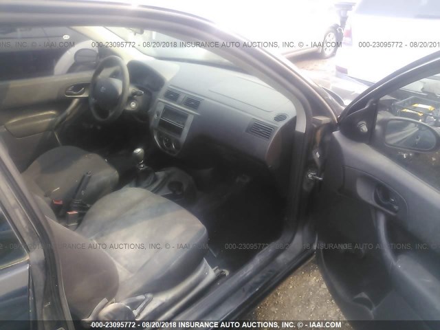 1FAFP31N47W313552 - 2007 FORD FOCUS ZX3/S/SE/SES BLACK photo 5