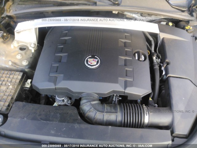 1G6DM5E35C0156449 - 2012 CADILLAC CTS PERFORMANCE COLLECTION Серый фото 10