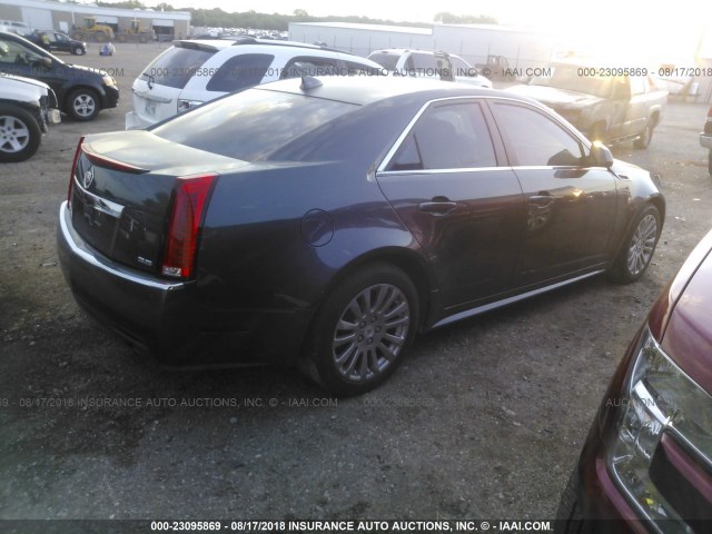 1G6DM5E35C0156449 - 2012 CADILLAC CTS PERFORMANCE COLLECTION GRAY photo 4