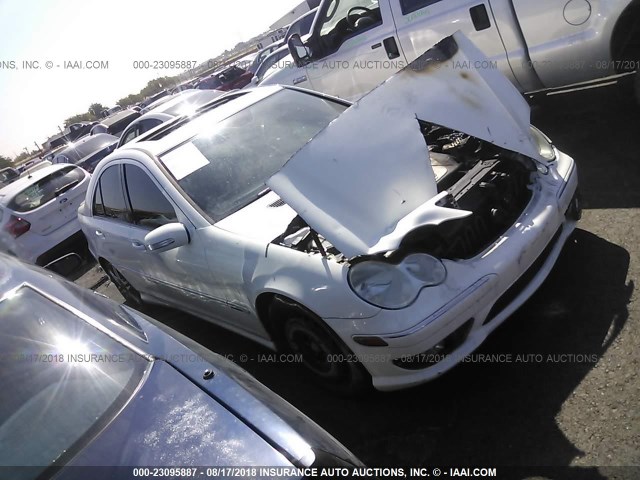 WDBRF52H76A860680 - 2006 MERCEDES-BENZ C GENERATION 2006 230 WHITE photo 1