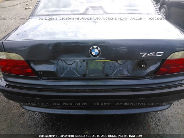 WBAGG83401DN85855 - 2001 BMW 740 I AUTOMATIC BLUE photo 6