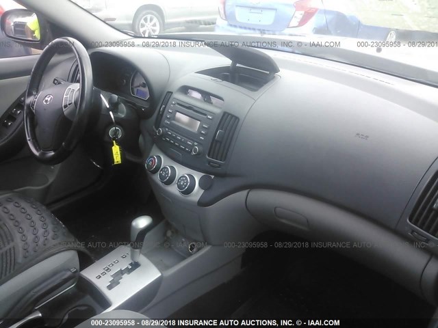 KMHDU46D39U622326 - 2009 HYUNDAI ELANTRA GLS/SE BLACK photo 5