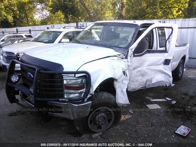 1FTSX21508EE08524 - 2008 FORD F250 WHITE photo 2
