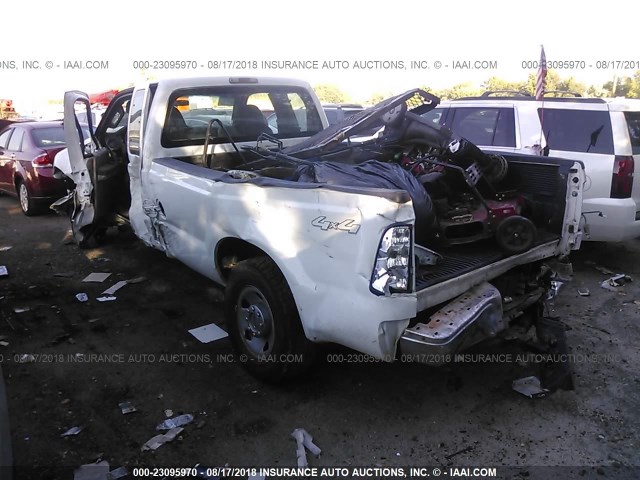 1FTSX21508EE08524 - 2008 FORD F250 WHITE photo 3