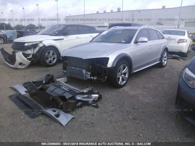 WA1UFAFLXDA229187 - 2013 AUDI A4 ALLROAD PREMIUM PLUS SILVER photo 2
