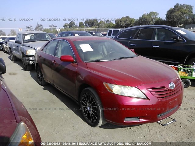 4T1BE46KX7U105458 - 2007 TOYOTA CAMRY NEW GENERAT CE/LE/XLE/SE RED photo 1