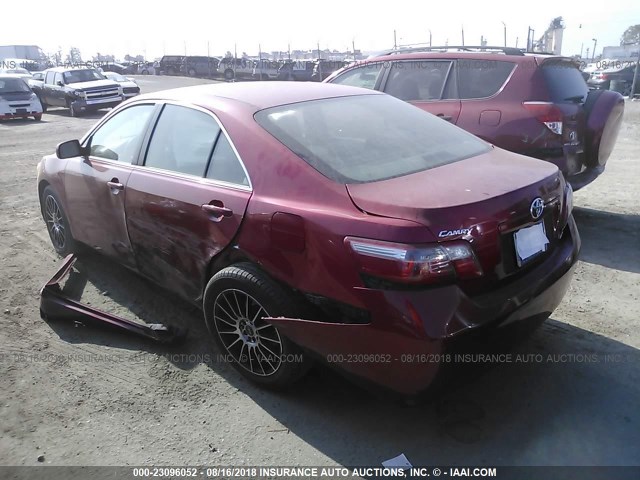 4T1BE46KX7U105458 - 2007 TOYOTA CAMRY NEW GENERAT CE/LE/XLE/SE RED photo 3