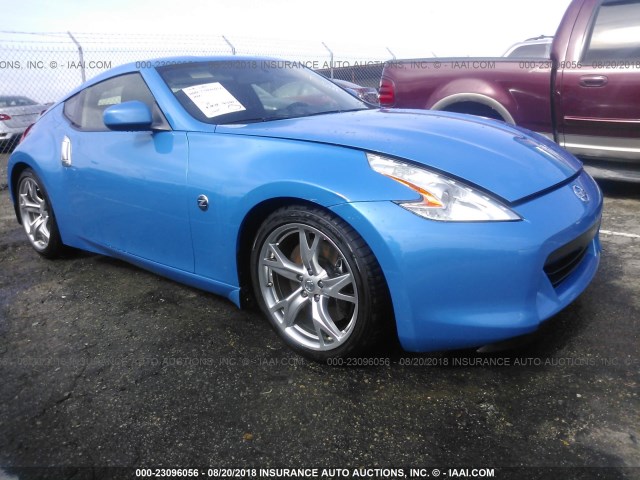 JN1AZ44E79M403134 - 2009 NISSAN 370Z BLUE photo 1