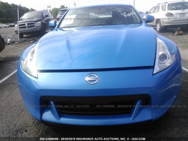 JN1AZ44E79M403134 - 2009 NISSAN 370Z BLUE photo 6