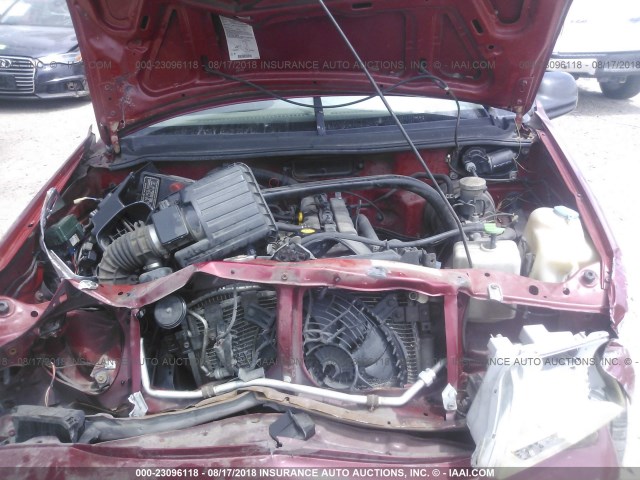 2S3TD52V516109393 - 2001 SUZUKI VITARA JX/JLX RED photo 10