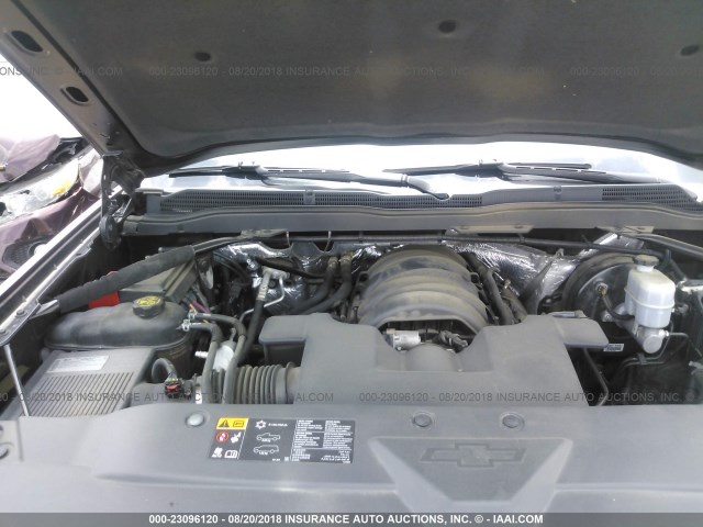 3GCUKSEJ6EG309354 - 2014 CHEVROLET SILVERADO K1500 LTZ GRAY photo 10