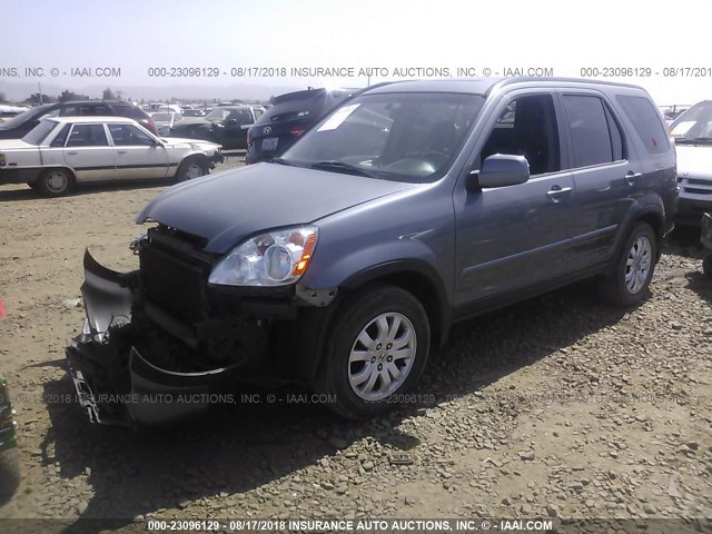 JHLRD78946C033164 - 2006 HONDA CR-V SE/EX GRAY photo 2