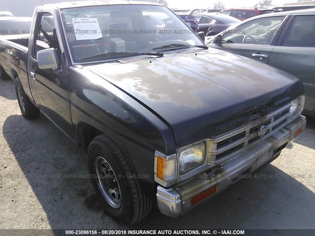 1N6SD11S6MC393488 - 1991 NISSAN TRUCK SHORT WHEELBASE BLACK photo 1