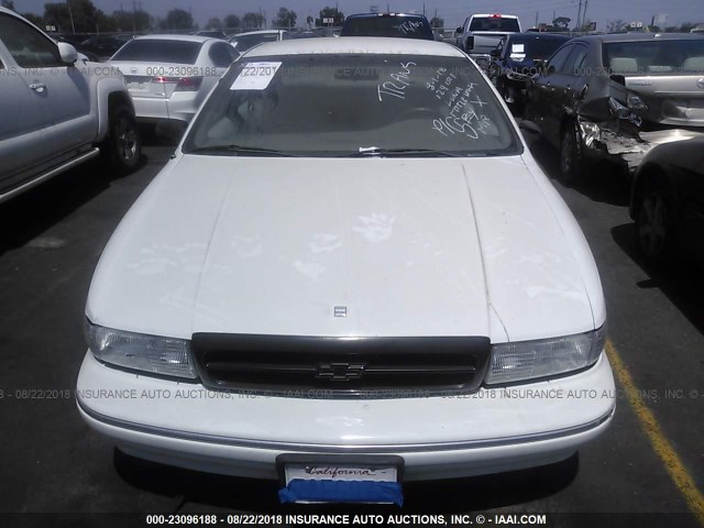 1G1BL52W4SR124021 - 1995 CHEVROLET CAPRICE CLASSIC WHITE photo 6