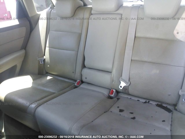 5J8TB2H28AA001287 - 2010 ACURA RDX SILVER photo 8