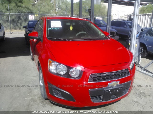 1G1JA5SH5F4164937 - 2015 CHEVROLET SONIC LS RED photo 6