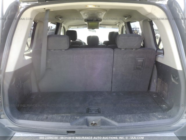 5N1BA08D58N608040 - 2008 NISSAN ARMADA SE/LE GRAY photo 8