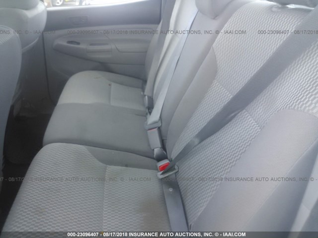 5TFJU4GN1EX060675 - 2014 TOYOTA TACOMA DOUBLE CAB PRERUNNER WHITE photo 8