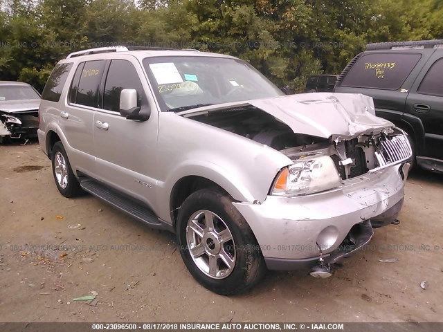 5LMEU88H44ZJ53896 - 2004 LINCOLN AVIATOR 银色 照片 1