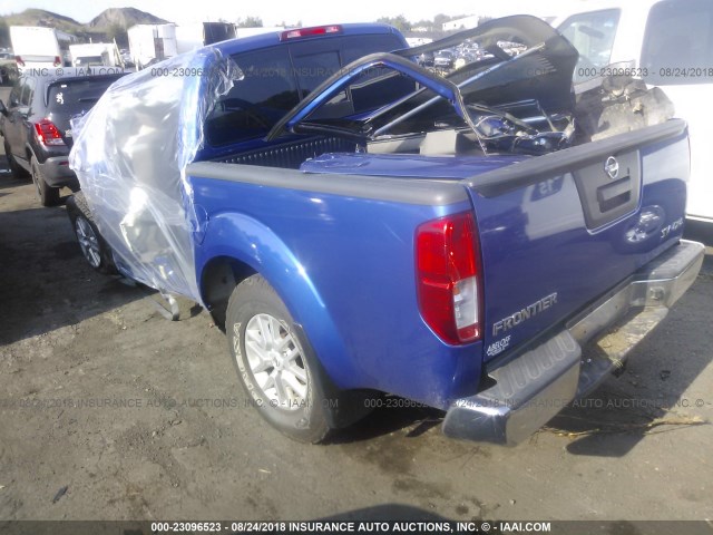 1N6AD0EV1FN734880 - 2015 NISSAN FRONTIER S/SV/SL/PRO-4X BLUE photo 3