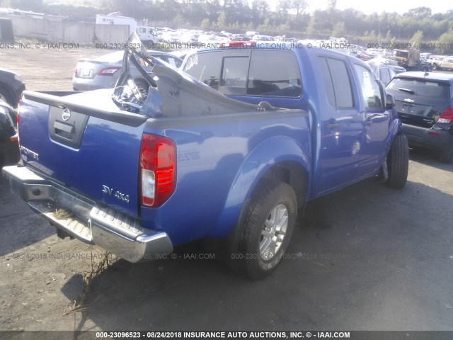 1N6AD0EV1FN734880 - 2015 NISSAN FRONTIER S/SV/SL/PRO-4X BLUE photo 4