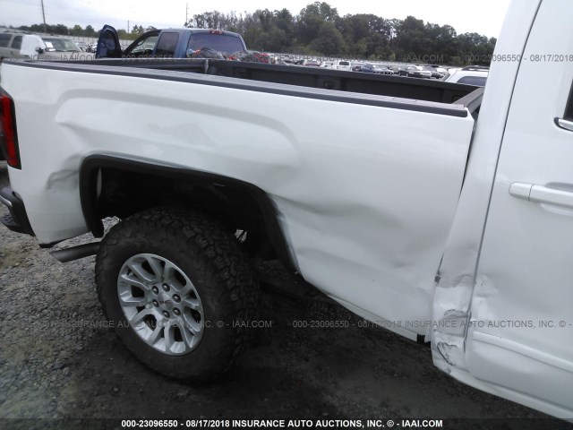 1GTV2MEC8HZ278128 - 2017 GMC SIERRA K1500 SLE WHITE photo 6