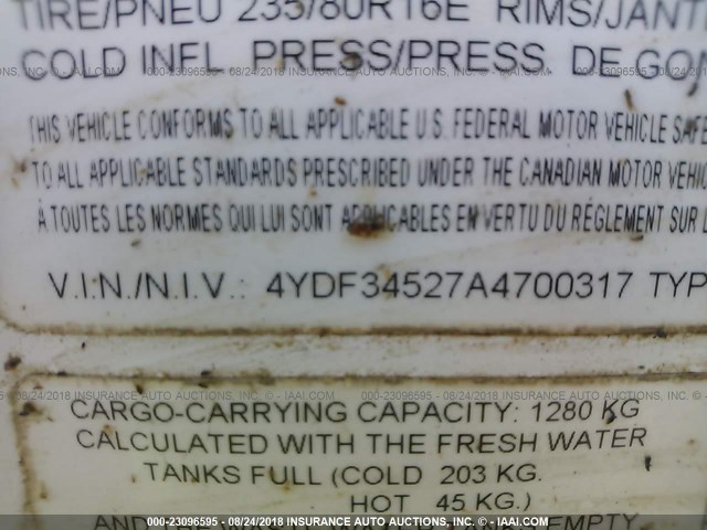 4YDF34527A4700317 - 2010 KEYSTONE MONTANA WHITE photo 9