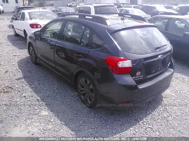 JF1GPAL66D2879763 - 2013 SUBARU IMPREZA SPORT PREMIUM GRAY photo 3