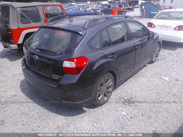 JF1GPAL66D2879763 - 2013 SUBARU IMPREZA SPORT PREMIUM GRAY photo 4