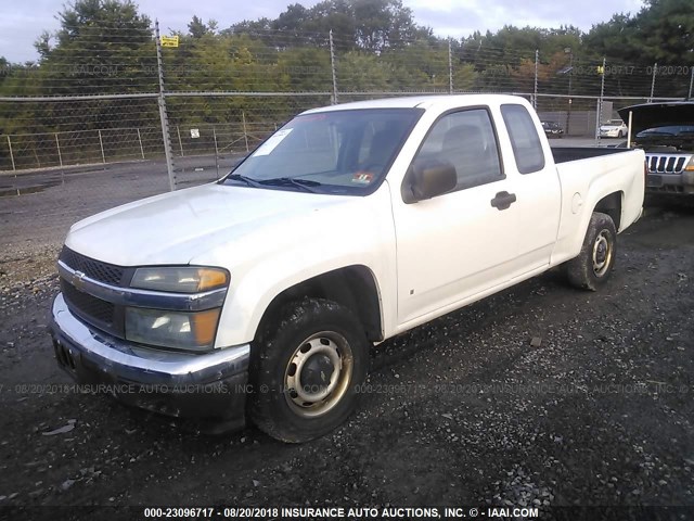 1GCCS198968234539 - 2006 CHEVROLET COLORADO WHITE photo 2