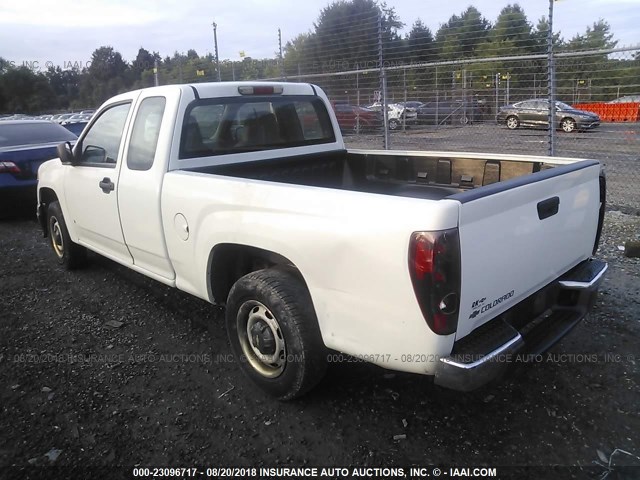 1GCCS198968234539 - 2006 CHEVROLET COLORADO WHITE photo 3