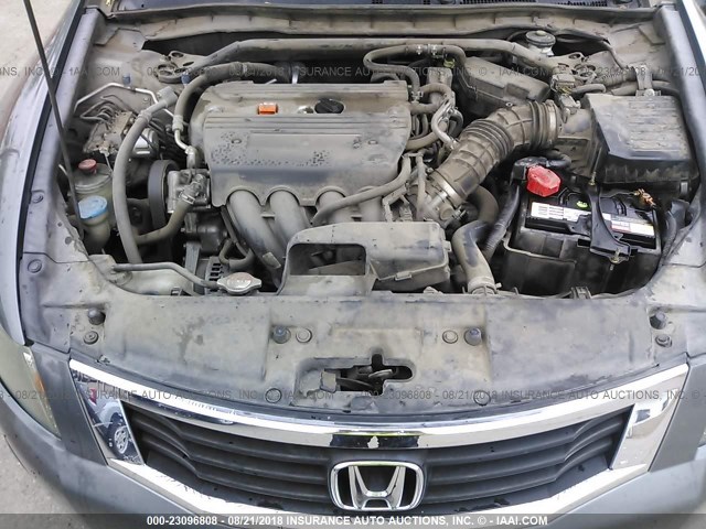 1HGCP26789A058827 - 2009 HONDA ACCORD EX GRAY photo 10