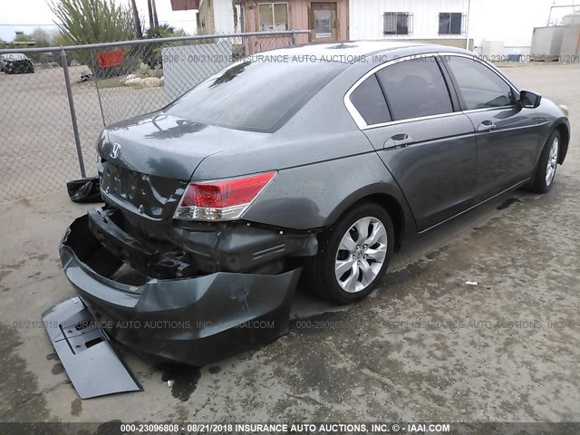 1HGCP26789A058827 - 2009 HONDA ACCORD EX GRAY photo 4