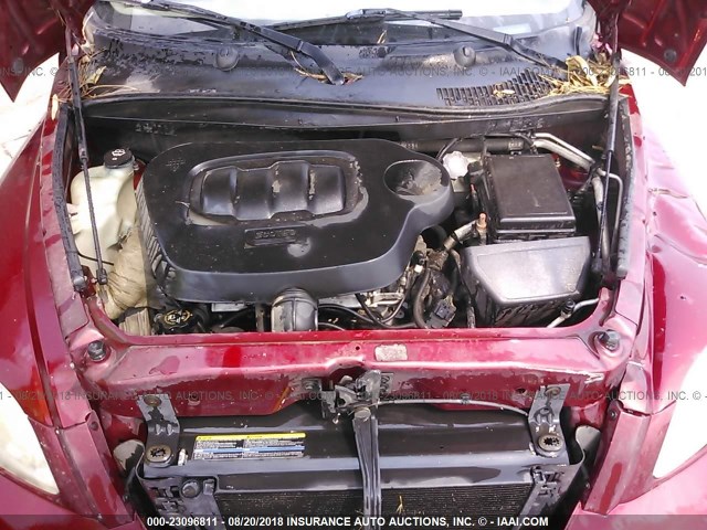 3GNDA13D88S548388 - 2008 CHEVROLET HHR LS RED photo 10