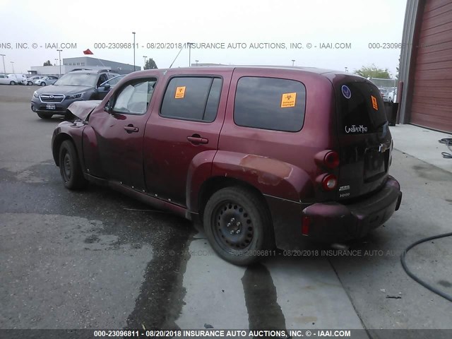 3GNDA13D88S548388 - 2008 CHEVROLET HHR LS RED photo 3