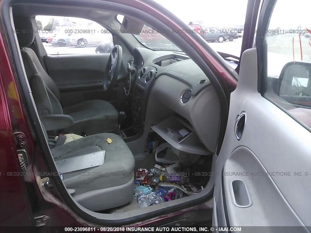 3GNDA13D88S548388 - 2008 CHEVROLET HHR LS RED photo 5