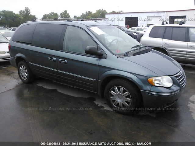 2A8GP64L46R832353 - 2006 CHRYSLER TOWN & COUNTRY LIMITED BLUE photo 1