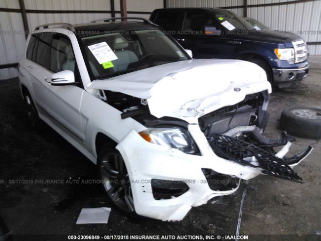 WDCGG8JB5FG410425 - 2015 MERCEDES-BENZ GLK 350 4MATIC WHITE photo 1