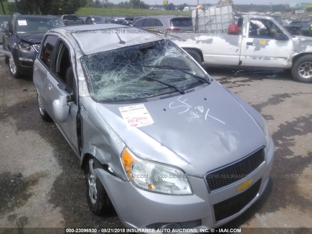 KL1TD6DE6AB110560 - 2010 CHEVROLET AVEO LS/LT Күміс фото 6