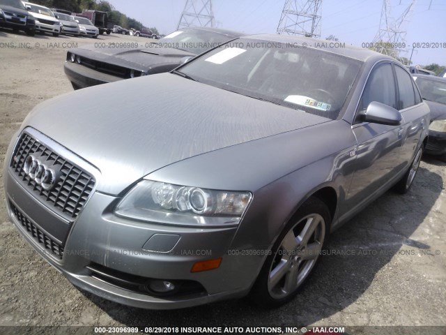 WAUDH74F38N087535 - 2008 AUDI A6 GRAY photo 2