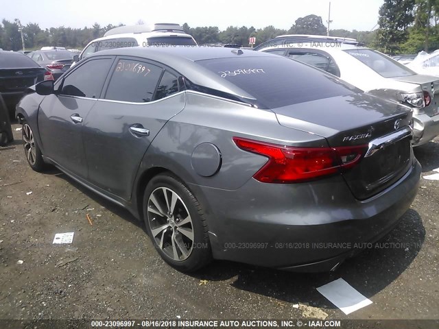 1N4AA6AP3HC456199 - 2017 NISSAN MAXIMA 3.5S/SV/SL/SR/PLAT GRAY photo 3