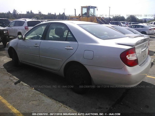 4T1BE32K63U218401 - 2003 TOYOTA CAMRY LE/XLE/SE 灰色 照片 3