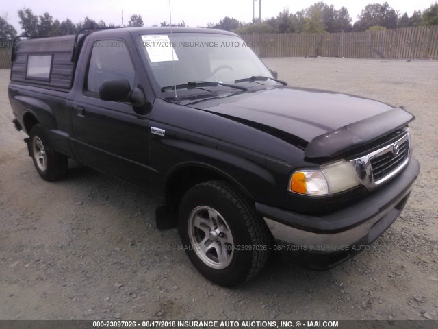 4F4YR12C5YTM29321 - 2000 MAZDA B2500 BLACK photo 1